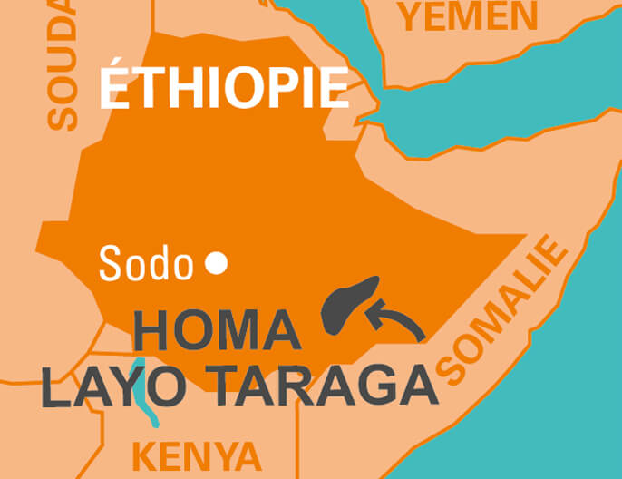 Carte coopÃ©ratives HOMA LAYO TARAGA - CafÃ© Ãthiopie moulu 250g